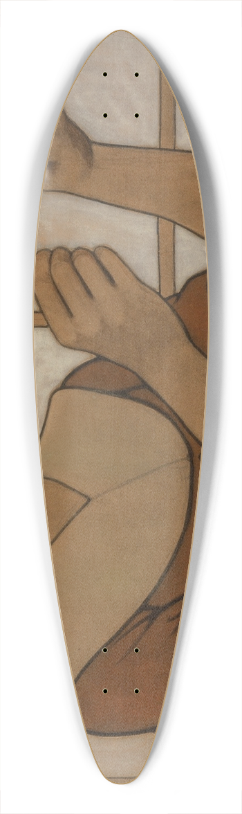 Guernsey Moore - Thanksgiving 39.3 inch art pintail longboard deck