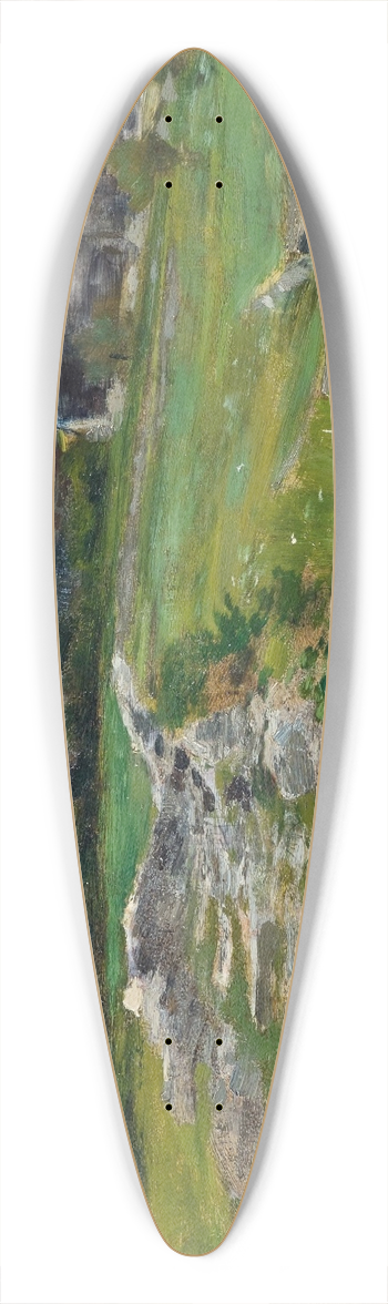 Guglielmo Ciardi - Sappada 39.3 inch art pintail longboard deck