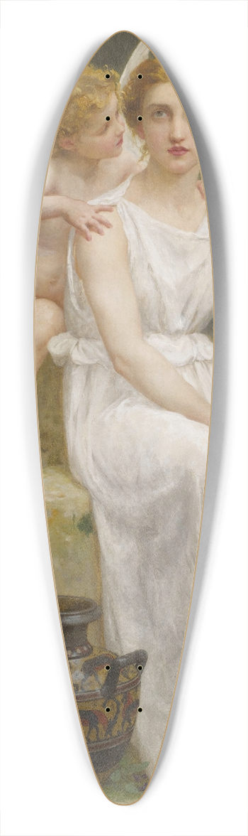 Guillaume Seignac - Loves Offering 39.3 inch art pintail longboard deck