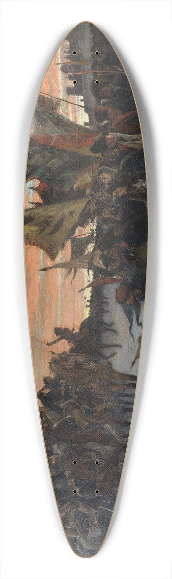 Gustaf Cederstrm - Narva 39.3 inch art pintail longboard deck