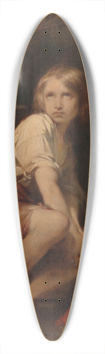 Gustaf Wappers - Louis XVII in the temple 39.3 inch art pintail longboard deck