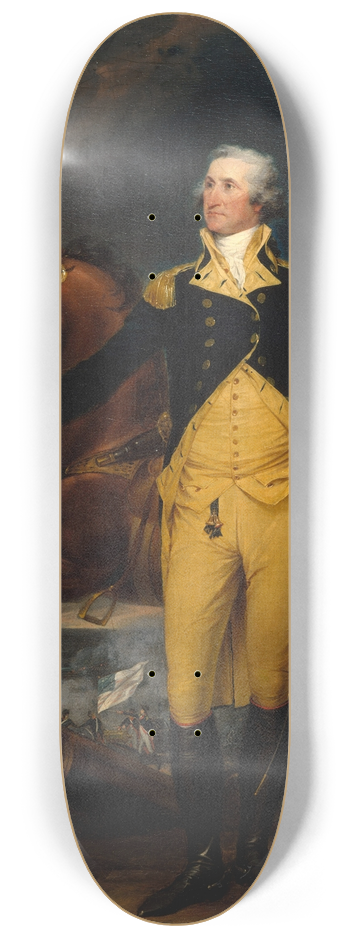 John Trumbull - George Washington before the Battle of Trenton 8.25 inch art skate deck