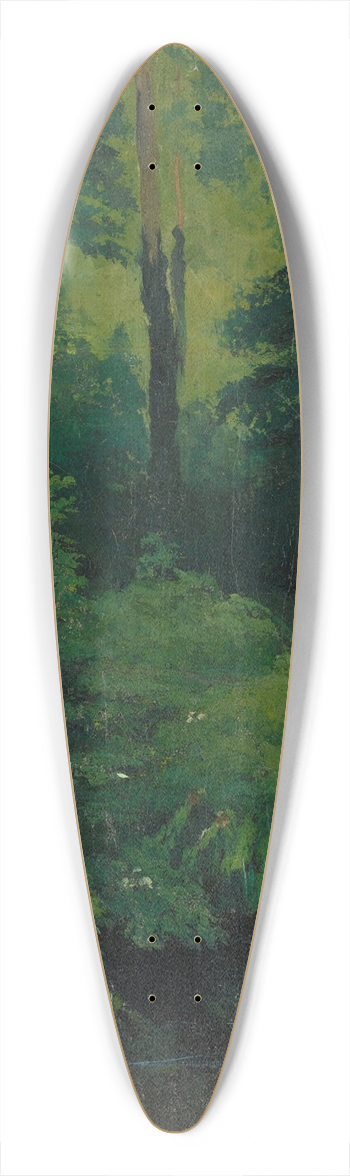 Gustave Courbet - Baigneuses dans la fort 39.3 inch art pintail longboard deck