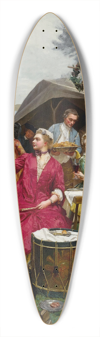 Gustave Jean Jacquet - La Bienvenue 39.3 inch art pintail longboard deck