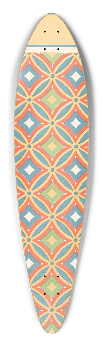 Gustave Jquier - 29. Plafond du Tombeau Damenemhat (n 82) 39.3 inch art pintail longboard deck