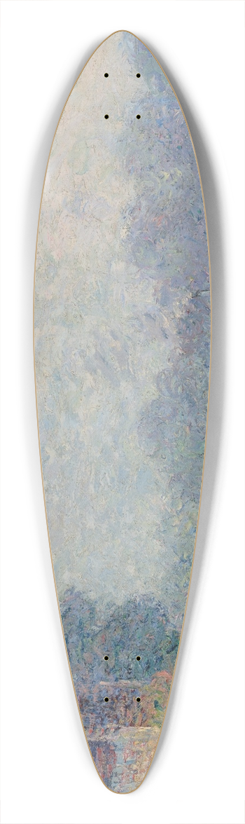 Gustave Loiseau - Bord de rivire 39.3 inch art pintail longboard deck