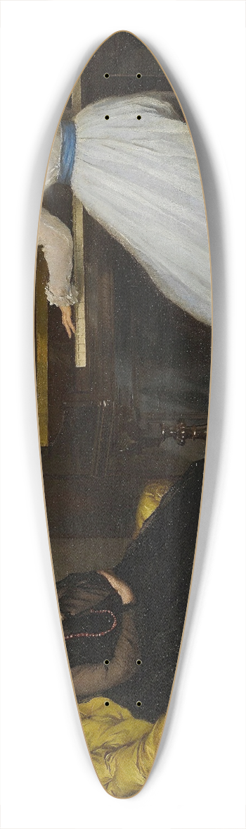 Gustave Lonard de Jonghe - Practicing 39.3 inch art pintail longboard deck