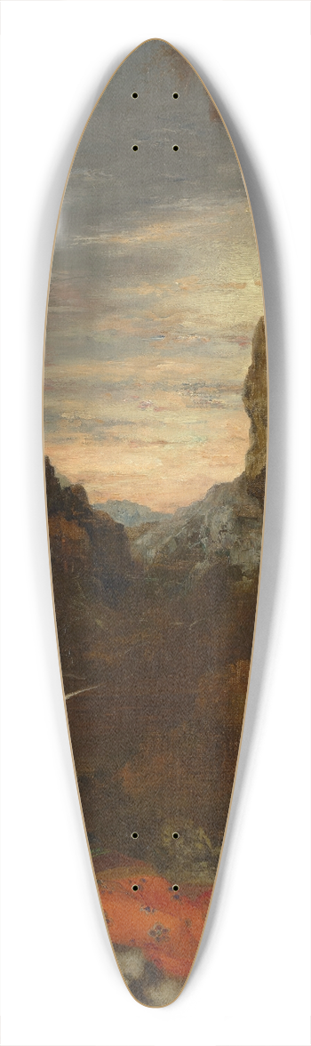 Gustave Moreau - La mort de Sapho 39.3 inch art pintail longboard deck