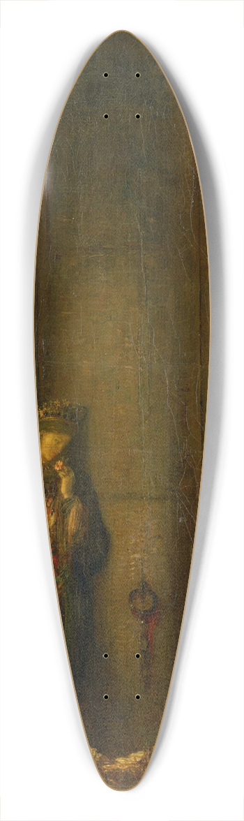 Gustave Moreau - Salome At The Prison 39.3 inch art pintail longboard deck