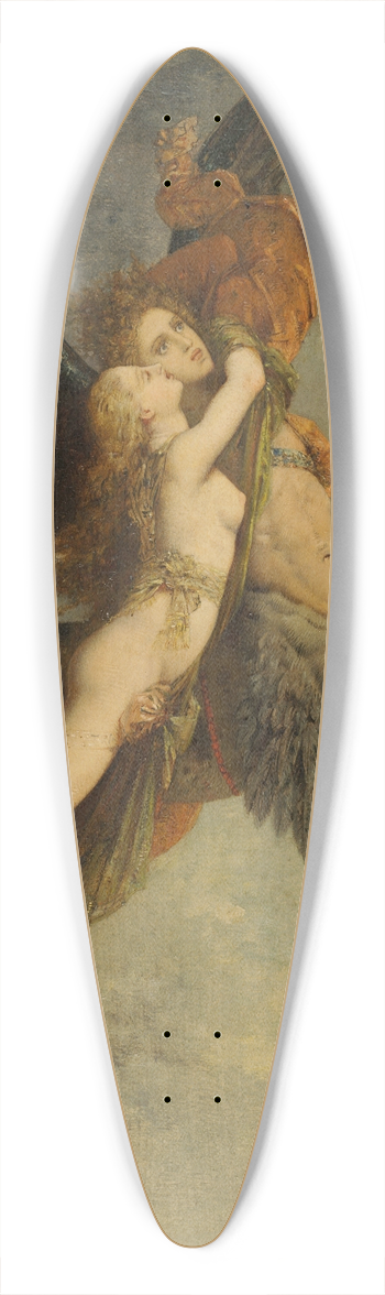 Gustave Moreau - The Chimera 39.3 inch art pintail longboard deck