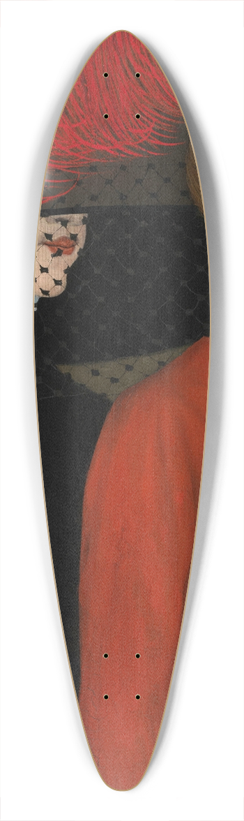 Gustave Van de Woestijne - Two Springs 39.3 inch art pintail longboard deck