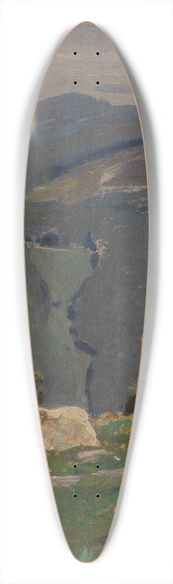 Gustav Kampmann - Blick von der Hornisgrinde 39.3 inch art pintail longboard deck