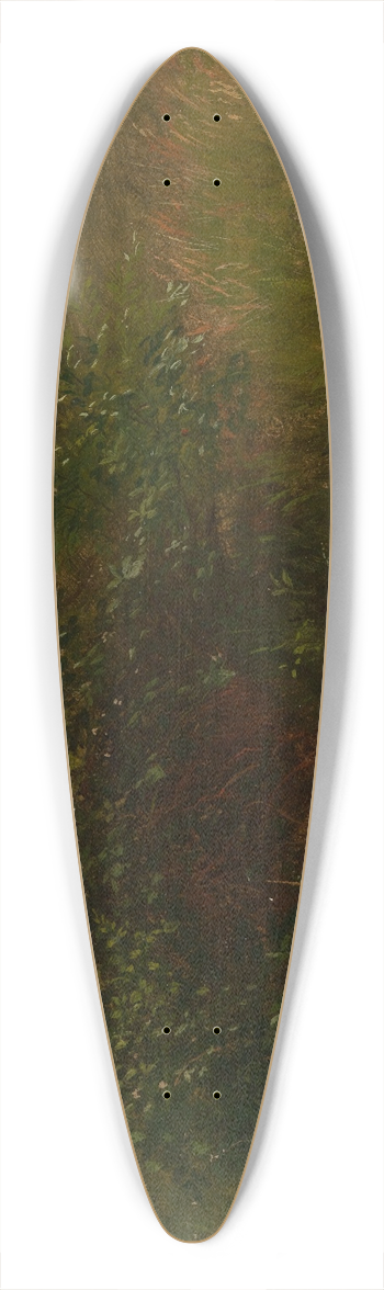 Gustav Osterroht - Blhender Schierling 39.3 inch art pintail longboard deck