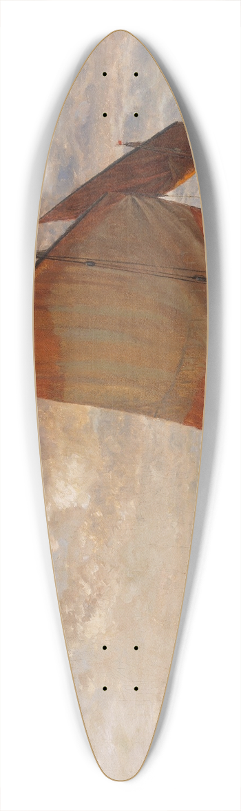 Gustav Schnleber - Venezianisches Fischerboot 39.3 inch art pintail longboard deck