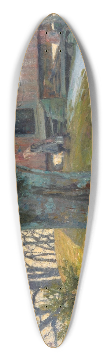 Gustav Wentzel - In April 39.3 inch art pintail longboard deck