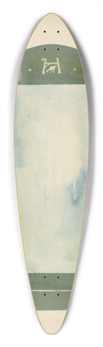 Gust van de Wall Pern - Ontwerp voor een spiegel 39.3 inch art pintail longboard deck
