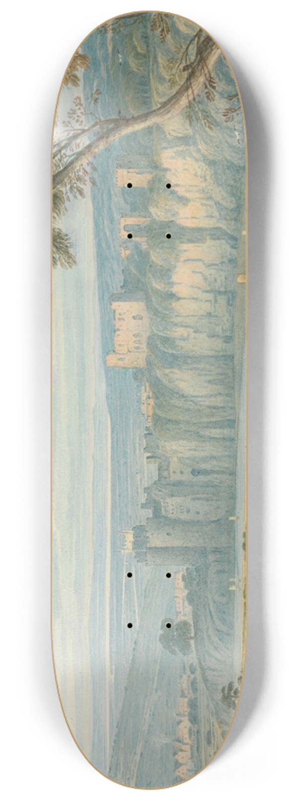 John Varley - Chepstow Castle 8.25 inch art skate deck
