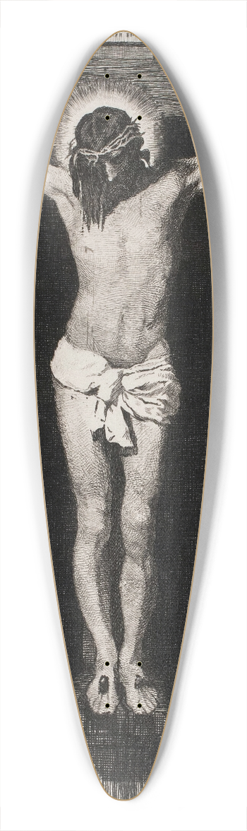G.V. Blom - Kristus p korset 39.3 inch art pintail longboard deck