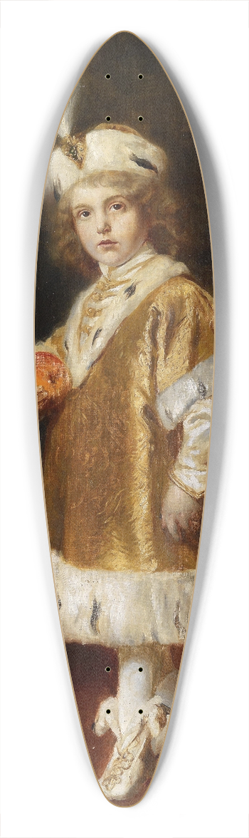 Gyula Benczr - Kronprinz Otto 39.3 inch art pintail longboard deck