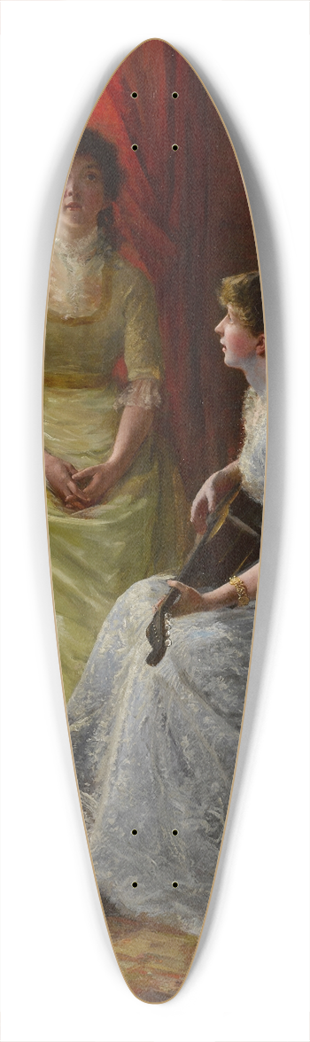 Hamilton Hamilton - A Conversation 39.3 inch art pintail longboard deck