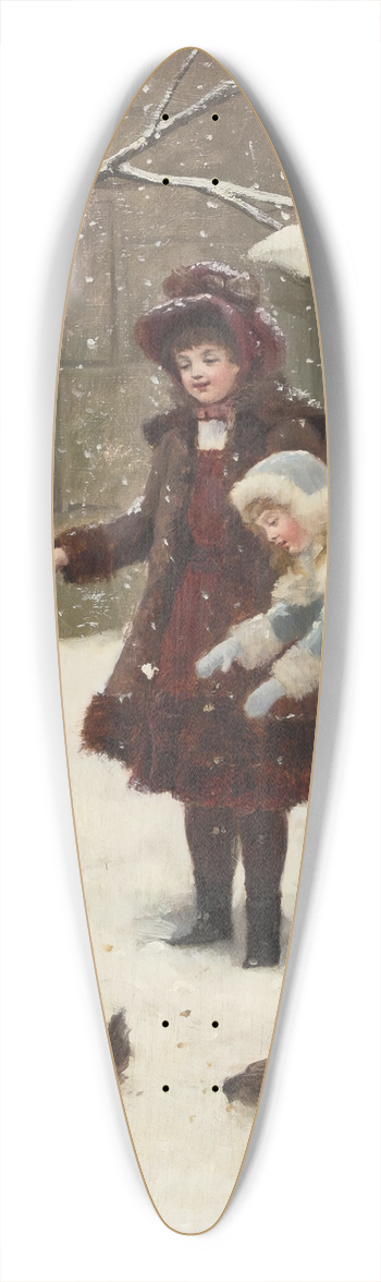 Hamilton Hamilton - Feeding the Birds 39.3 inch art pintail longboard deck