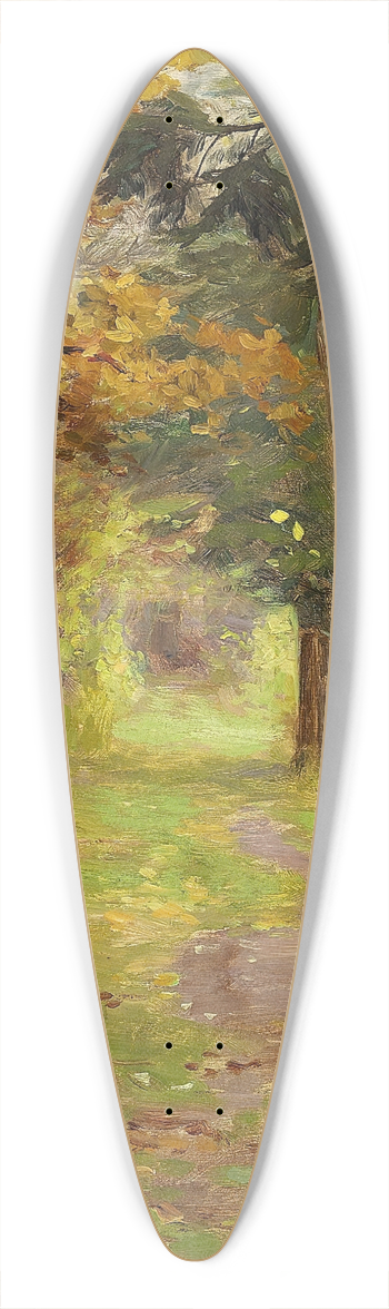 Hans Andersen Brendekilde - Efterrsdag i skoven 39.3 inch art pintail longboard deck