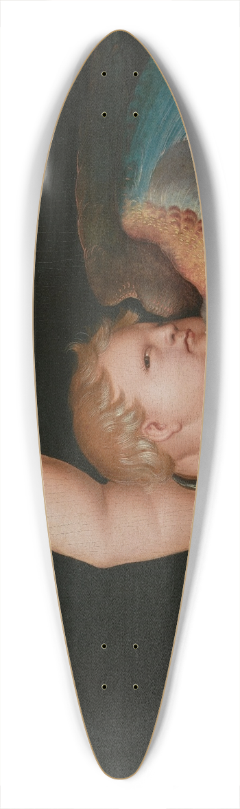 Hans Baldung - Cupid with the Flaming Arrow 39.3 inch art pintail longboard deck