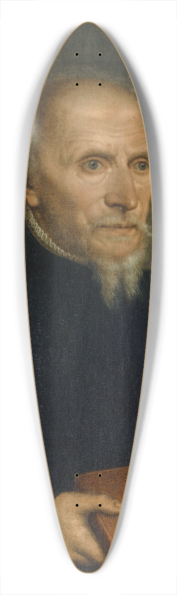 Hans Bock the Elder - Portrait of Thomas Platter 39.3 inch art pintail longboard deck