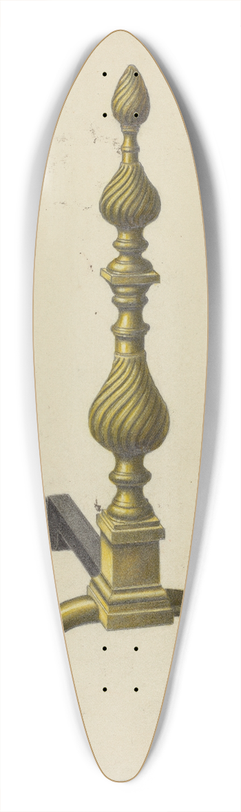 Hans Korsch - Andiron 39.3 inch art pintail longboard deck