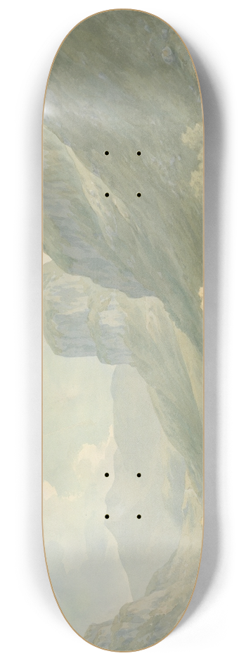 John Warwick Smith - Village of Stonethwaite and Eagle Cragg, Borrowdale 8.25 inch art skate deck