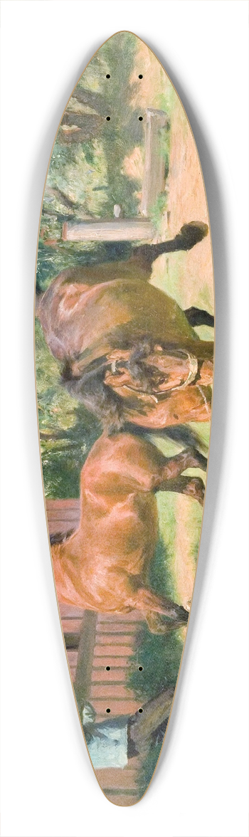 Hans Michael Therkildsen - Kde heste 39.3 inch art pintail longboard deck