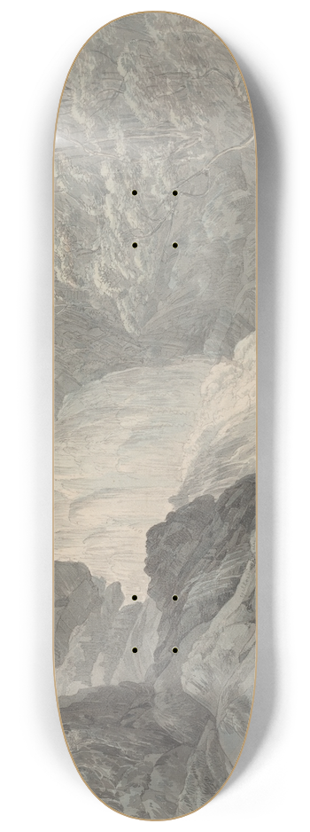 John Webber - Mawddach Falls near Dolgelly 8.25 inch art skate deck
