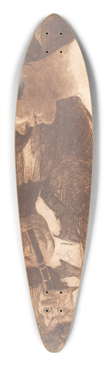 Hans Nikolaj Hansen - Fredensborg idyl 39.3 inch art pintail longboard deck