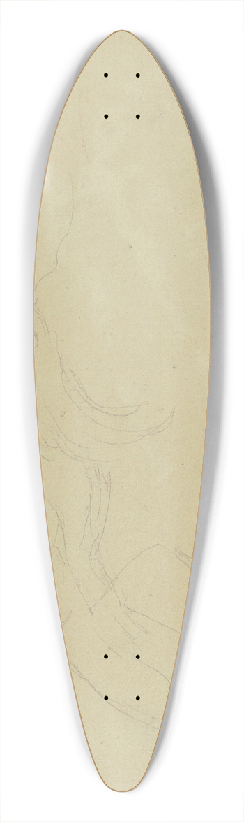 Hans Thoma - Wonderbird 39.3 inch art pintail longboard deck