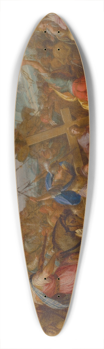 Hans von Aachen - Carrying the cross 39.3 inch art pintail longboard deck