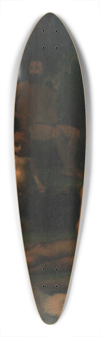 Hans Von Mares - Golden Age II 39.3 inch art pintail longboard deck