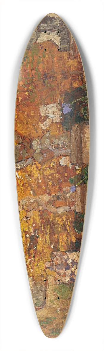 Hans Wilt - Mirabell 39.3 inch art pintail longboard deck