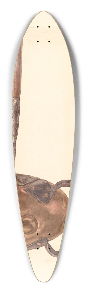 Hardin Walsh - Bishop Hill  Coffee Pot 39.3 inch art pintail longboard deck