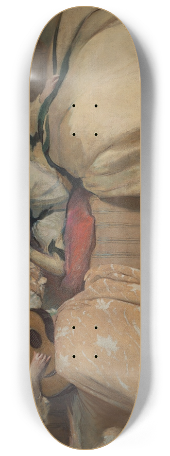 John White Alexander - Panel for Music Room 8.25 inch art skate deck