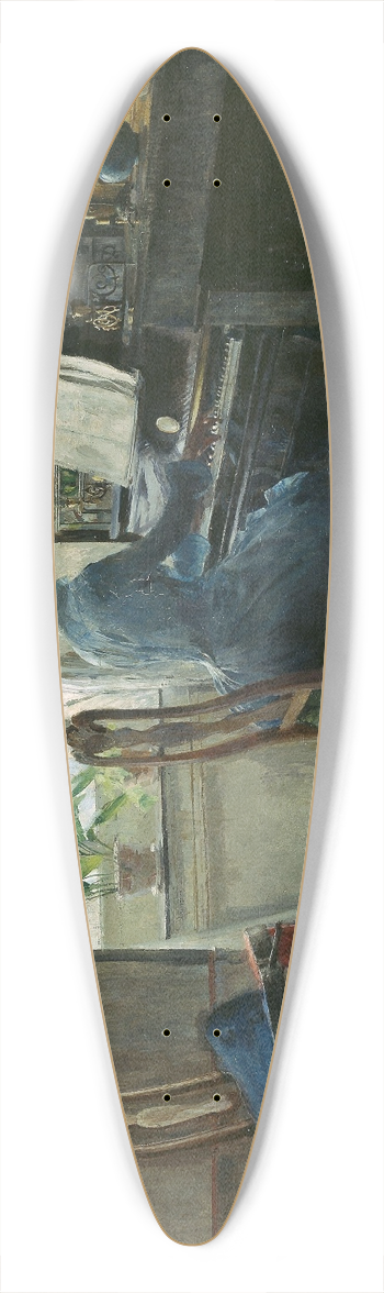 Harriet Backer - Chez moi 39.3 inch art pintail longboard deck