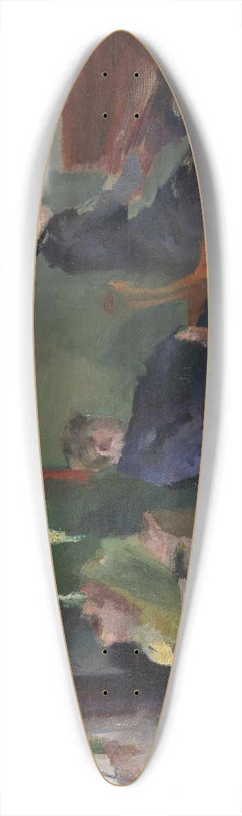Harriet Backer - Music, Interior form Kristiania 39.3 inch art pintail longboard deck
