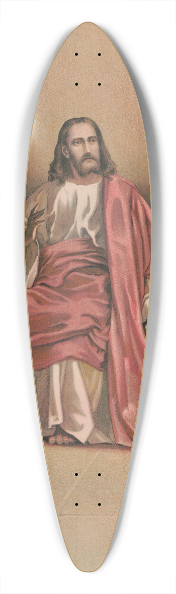Harris, Jones & Co - Christ comforting his disciples 39.3 inch art pintail longboard deck