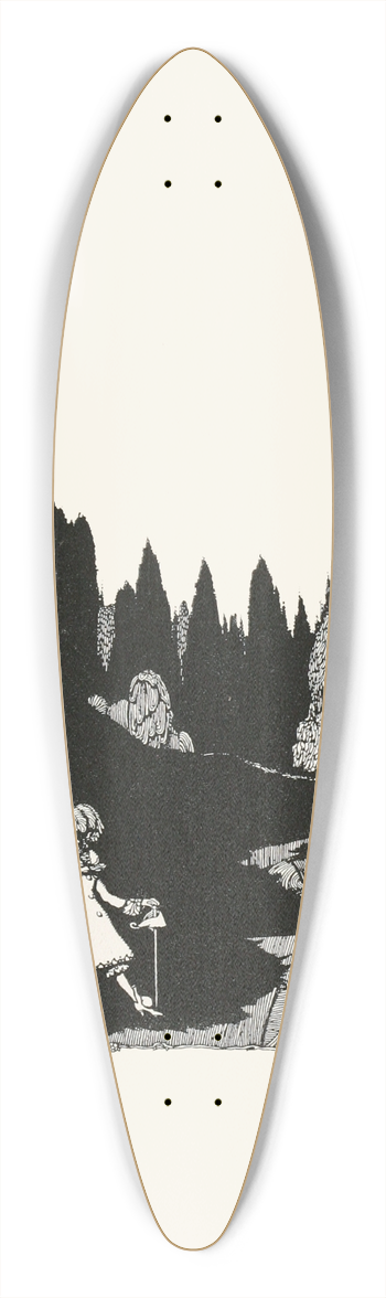 Harry Clarke - Little thumb 39.3 inch art pintail longboard deck