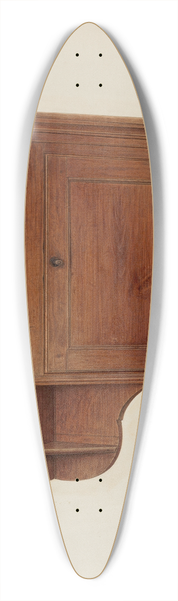 Harry Eisman - Hanging Corner Cupboard 39.3 inch art pintail longboard deck