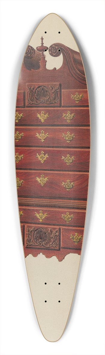 Harry Eisman - Highboy 39.3 inch art pintail longboard deck