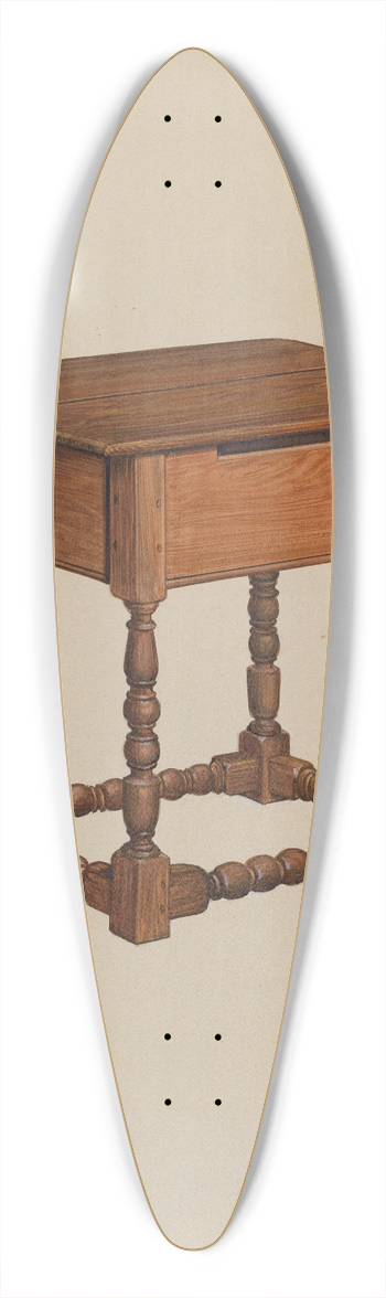 Harry Eisman - Tavern Table 39.3 inch art pintail longboard deck