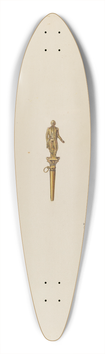 Harry Grossen - Watch Key 39.3 inch art pintail longboard deck
