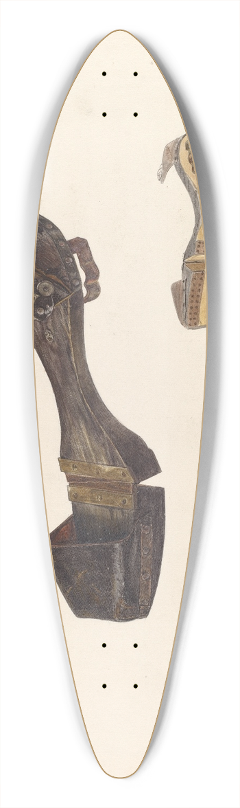 Harry Grossen - Womans Clogs 39.3 inch art pintail longboard deck