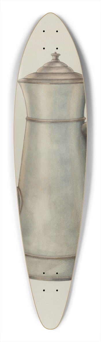 Harry Mann Waddell - Pewter Coffee Pot 39.3 inch art pintail longboard deck
