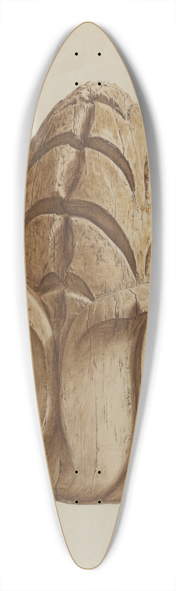 Hazel Hyde - Base for Weather Vane 39.3 inch art pintail longboard deck